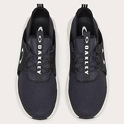 Oakley Men's Dry Sole Sneaker, Black/White, 9