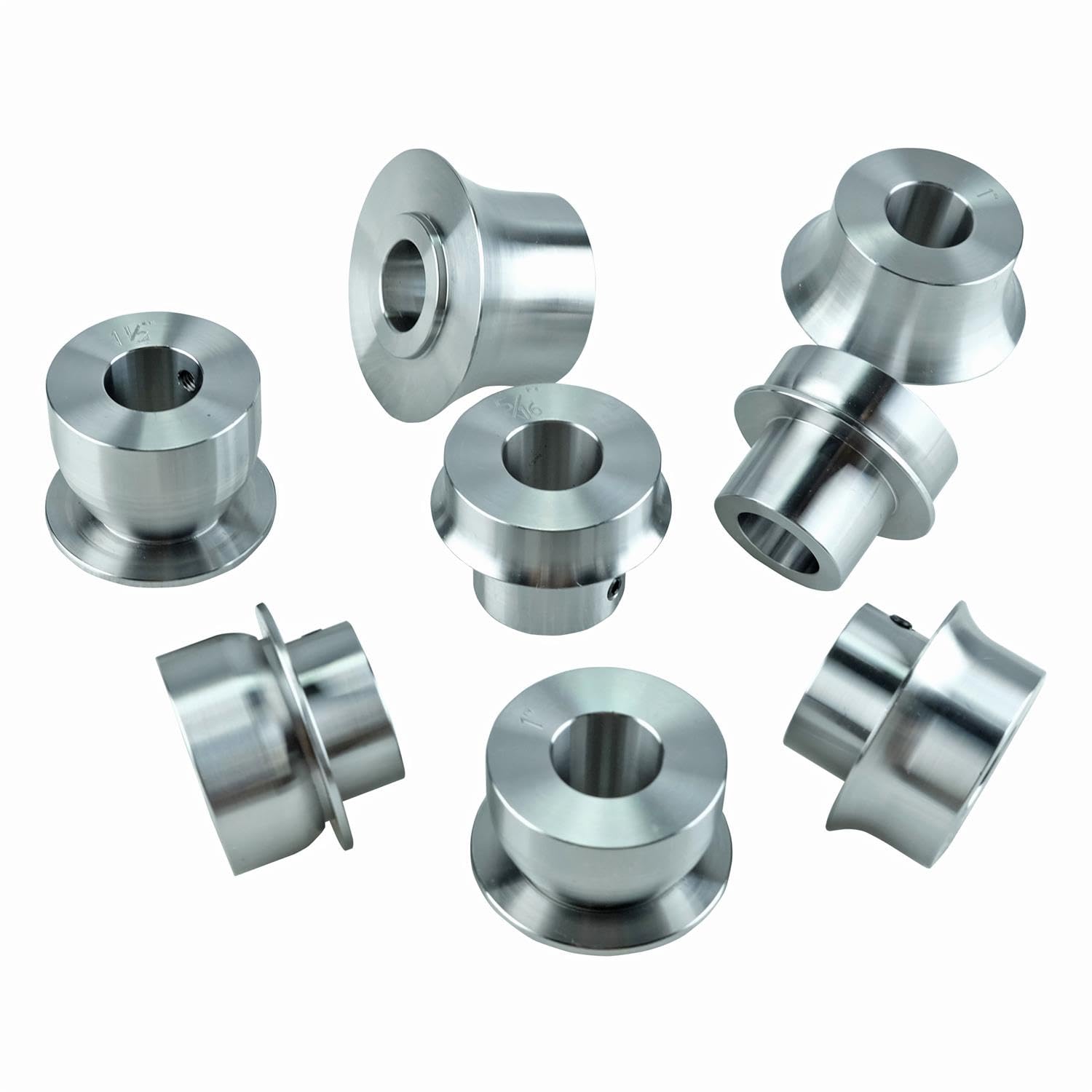 KASTFORCE KF5015 Bead Roller Radius Edge Die Set with 8 dies includes 5/16"-1/2" - 1" - 1 1/2" Radius Dies 22mm (0.866") shaft