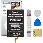 Venenio Battery for iPod Classic/Video Thin, 3500mAh High Capacity Replacement Battery Compatible with iPod 5th - 7th Gen Video Classic Thin 160GB with Repair Tool Kitt