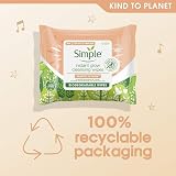 Simple Protect N Glow Instant Glow Biodegradable Wipes 20 Count Pack of 4 view 9