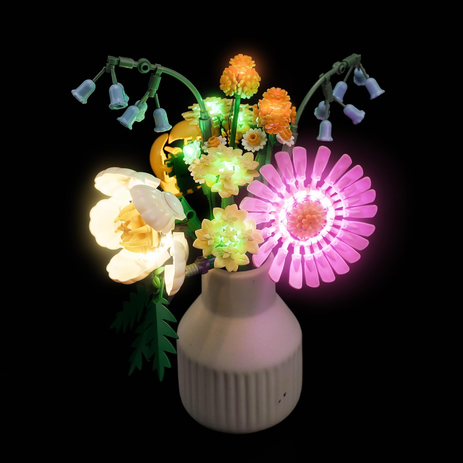 Light Kit Compatible with Lego 10347 Petite Sunny Bouquet Botanical Collection Set (No Model), Decoration Lighting Set Compatible with Lego Petite Sunny Bouquet 10347 Creative Toys — image 1