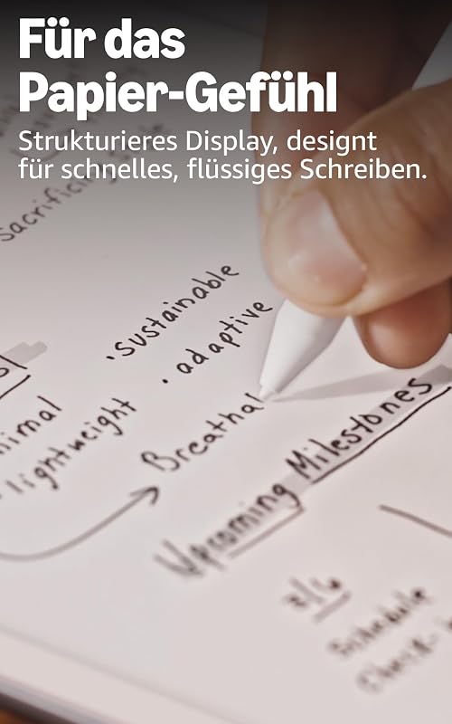 Kindle Scribe 32 GB (neueste Generation) – 11-Zoll-Display mit Frontlicht – Dünner, leichter, schneller – Schreibe im integrierten Notizbuch, in Dokumenten und Büchern