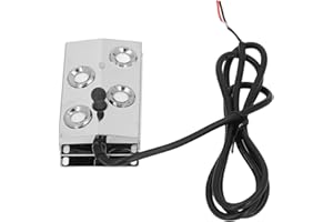 LICAEVEY Ultrasonic Fogger 4 Heads, 4.5L H IP67 Water Proof Pond Fogger, 1.7MHz Electronic Oscillation Ultrasonic Mist Maker Humidifier, for Pond, Greenhouse, Rockery