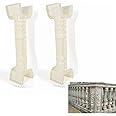 Concrete Molds Set Cement Molds for DIY Balustrades Concrete Plaster Cement Plastic Casting Railing Mould Tool Roman Column Mold Garden Balcony Fence Decor Mould