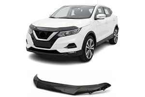 Front Hood Deflector Bugflector/Bug Shield Compatible with Nissan Qashqai 2017–2022, Low Profile Hood Protector, ABS Bug Guar