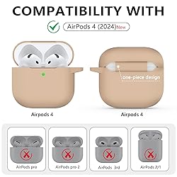 Ljusmicker for AirPods 4 Case Cover 2024 with