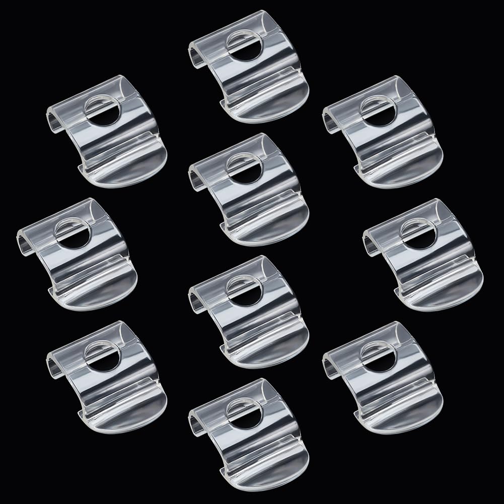 Photo 1 of 10Pcs Window Shades Handle 22mm - 25mm Clear Plastic Honeycomb Blinds Cellular Blind Roller Shade Lift Handles for Shades Bottom Height
