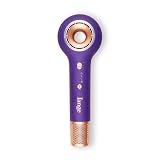 L'ANGE Hair Axia HaloRing Hair Dryer | Fast-Drying Ionic Blow Dryer for Smooth, Frizz-Free Finish | Professional High-Speed Brushless Motor with 4 Heat Settings (Purple)