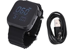 Luocute Vibrating Metronome Watch, Adjustable 40-240bpm Switchable Sport Mode Electronic Wearable Metronome, Suitable for Beg