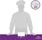 Culpitt 8" Square Cake Boxes With Lid Pack of 10 White Premium view 4