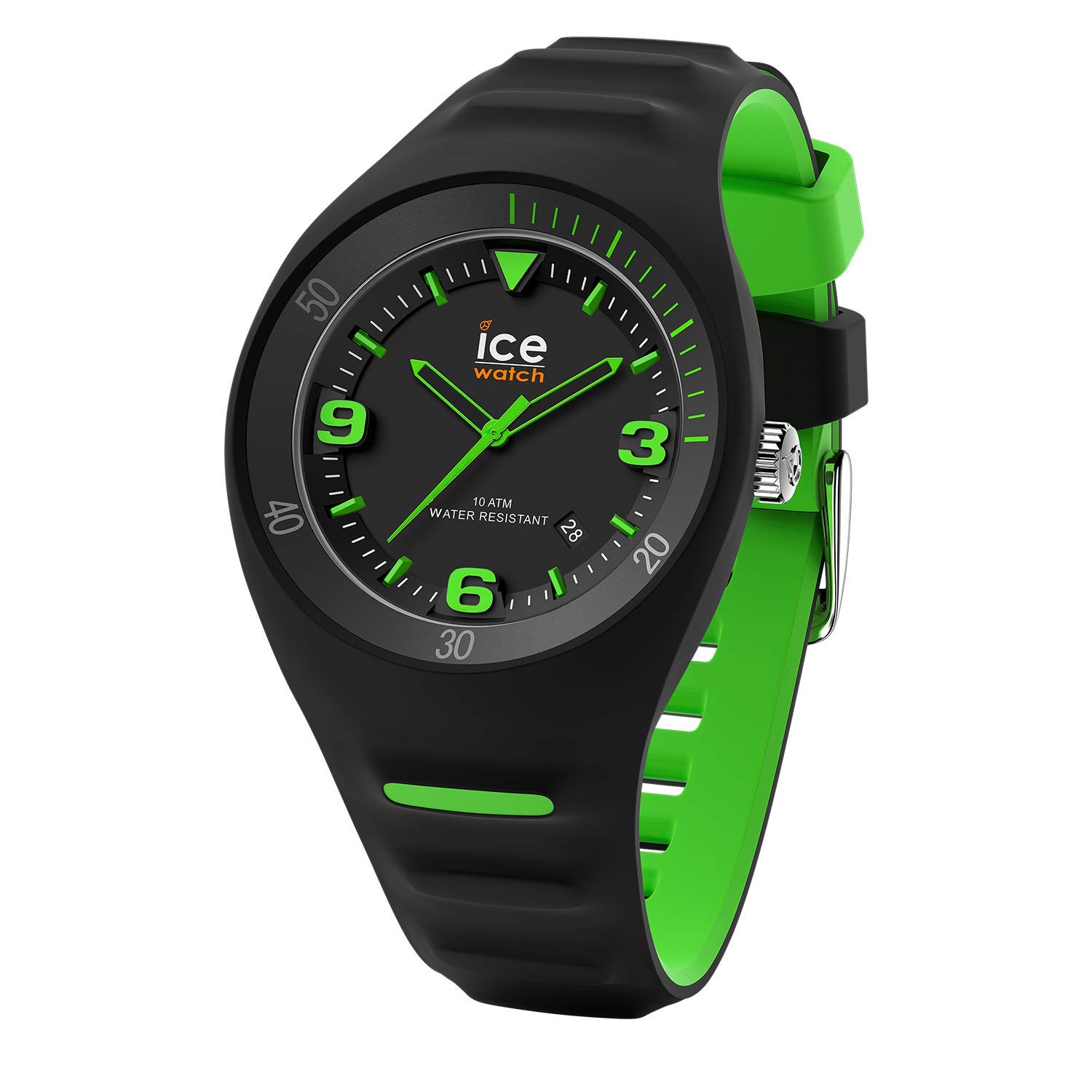 ICE-WATCH - P. Leclercq Black green - Men's wristwatch with silicon strap - 017599 (Medium) — image 1