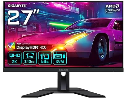 Gigabyte M27Q X 27" QHD 240Hz Gaming Monitor IPS 1ms FreeSync Premium HDR400
