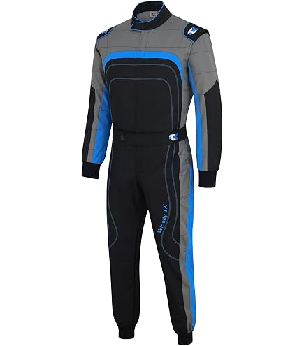 K1 Race Gear CIK/FIA Level 2 Approved Kart Racing Suit (Blue, Large) : Automotive
