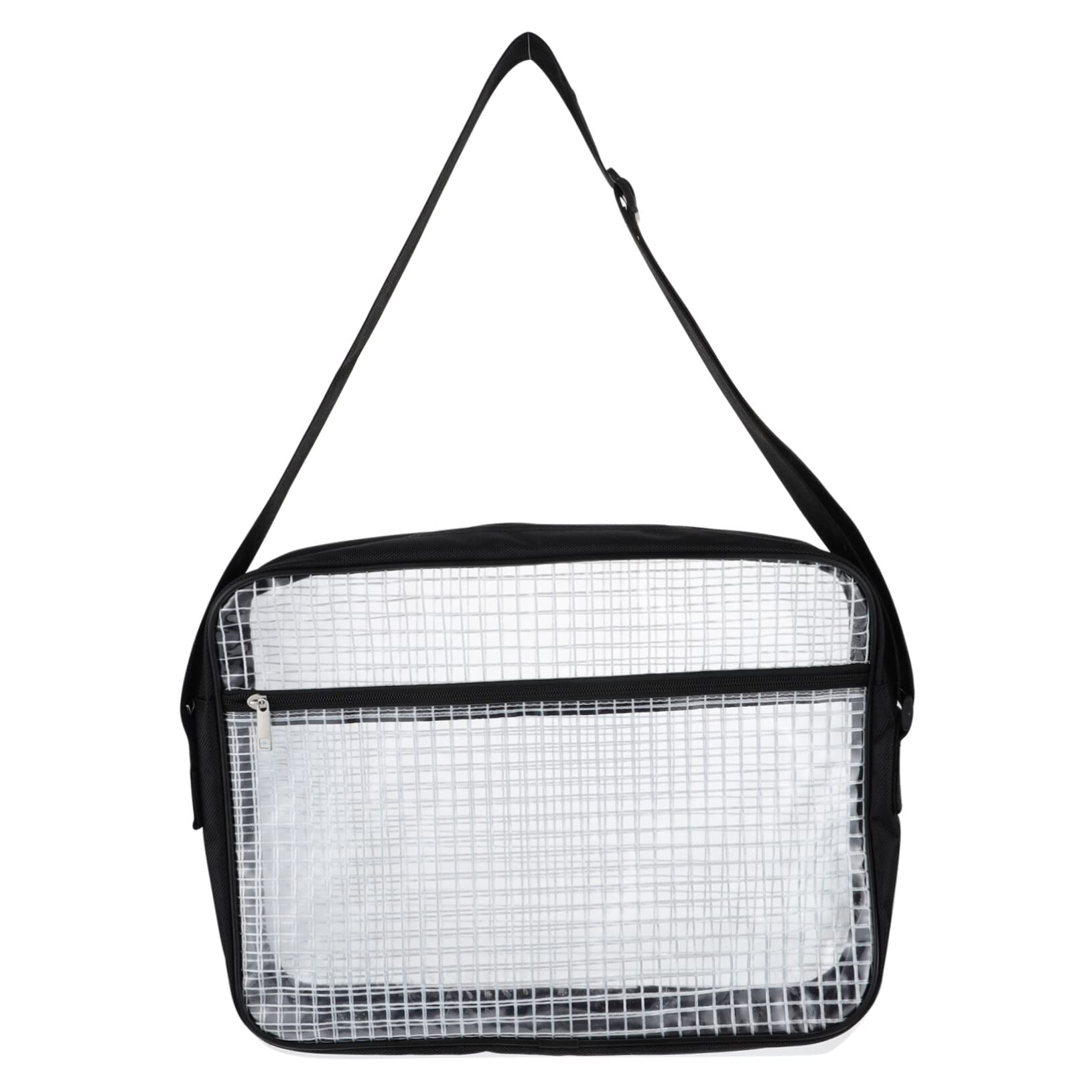 YARNOW Anti-Static Tool Kit Clear Tote Bag Zipper Crossbody Bag Cleanroom Tool Large Backpack Clear Messenger Dust- Pouch Shoulder Pouch One-Shoulder