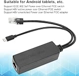 fasient Active PoE Splitter 48V to 5V 2.4A Micro USB IEEE 802.3af view 2