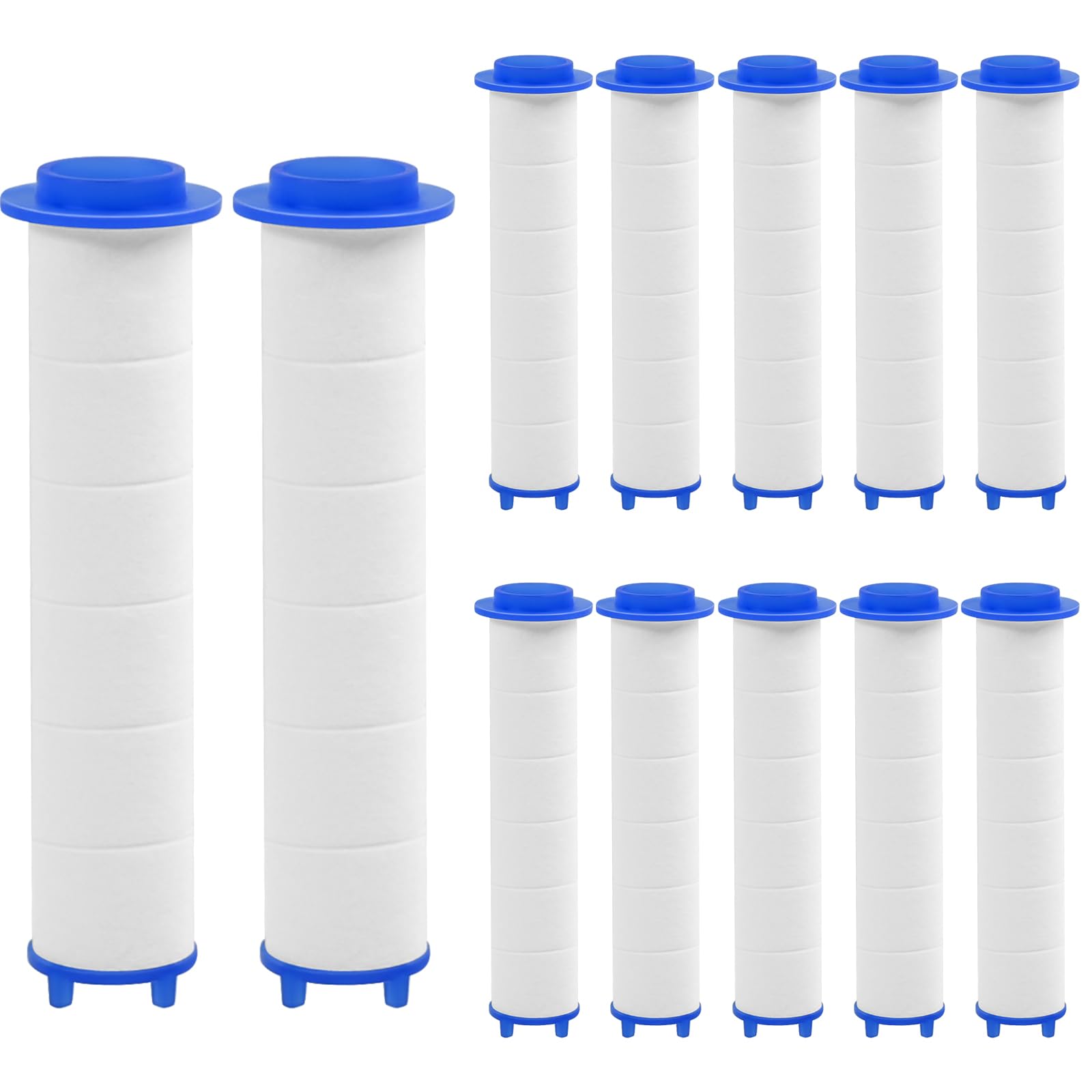 Photo 1 of 12 PCS Shower Filter Replacement - Shower Head Filter for Hard Water with Pp Cotton, 3.74x0.94 Inch