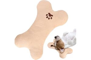 Pet Pillow - Washable Chew-Resistant Soft Bone | Bone-Shaped Cat and Dog Pillows, Plush Soft Calming Pillow for Cuddling, Sle