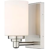 Z-Lite 485-1S-BN Soledad Wall Sconce, 1-Light 100 Watts, Brushed Nickel