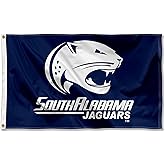 South Alabama Jaguars White Logo Large Grommet Banner Flag