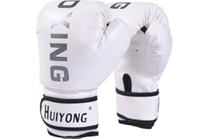 HUINING Kids Boxing Gloves, Kids Training Gloves Punch Mitts MMA Gloves PU Cartoon Sparring Dajn Training Gloves, 4 Oz, for Age 5-12 Years