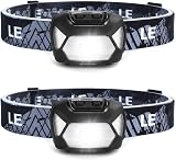 Lepro Head Torch 2 Pack 6 Modes IPX4 Waterproof AAA Battery Powered Headlamp view 1