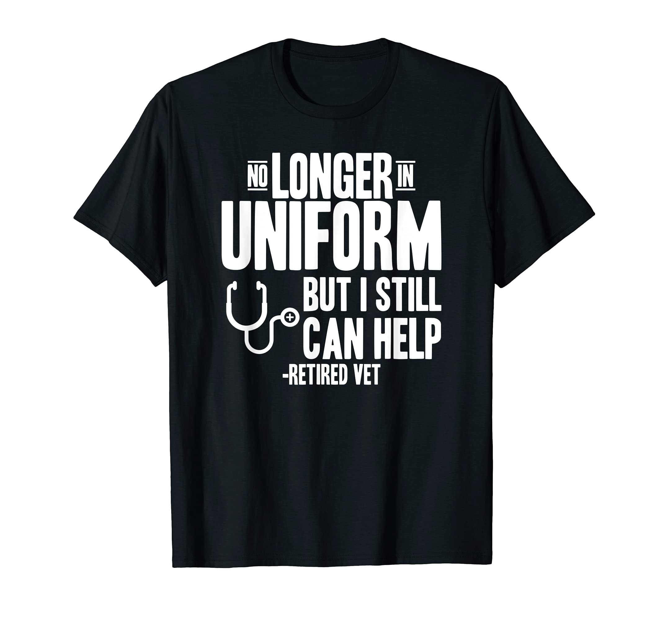 Proud Retired Veterinarian Quote Vet Retirement T-Shirt