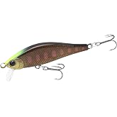 LUCKY CRAFT Pointer 50S, Sinking, Trout Fishing Lure, Jerkbait, Silent, Freshwater Fishing Gear, River Fishing Accessories, Lake Fishing Tackle, Rainbow
