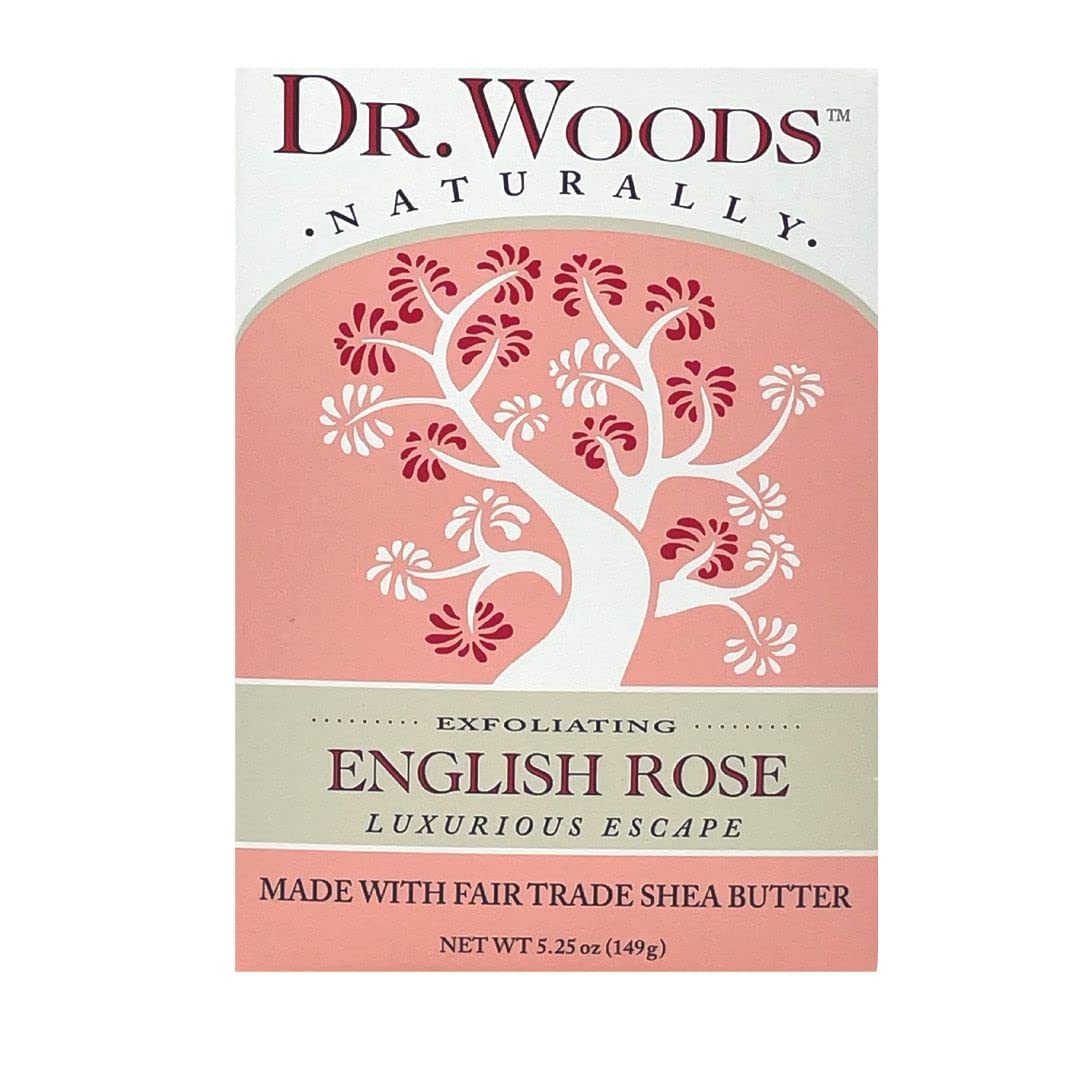 Dr. Woods Bar Soap Skin Lightening English Rose, 5.25 Ounce
