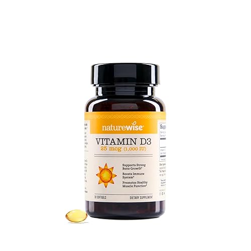 NatureWise Vitamin D3 1000iu (25 mcg) 30-Day Supply for Immune Support, Healthy Muscle Function, and Bone Health - Non-GMO, Gluten Free in Organic Extra Virgin Olive Oil, (Mini Softgel), 30 Count