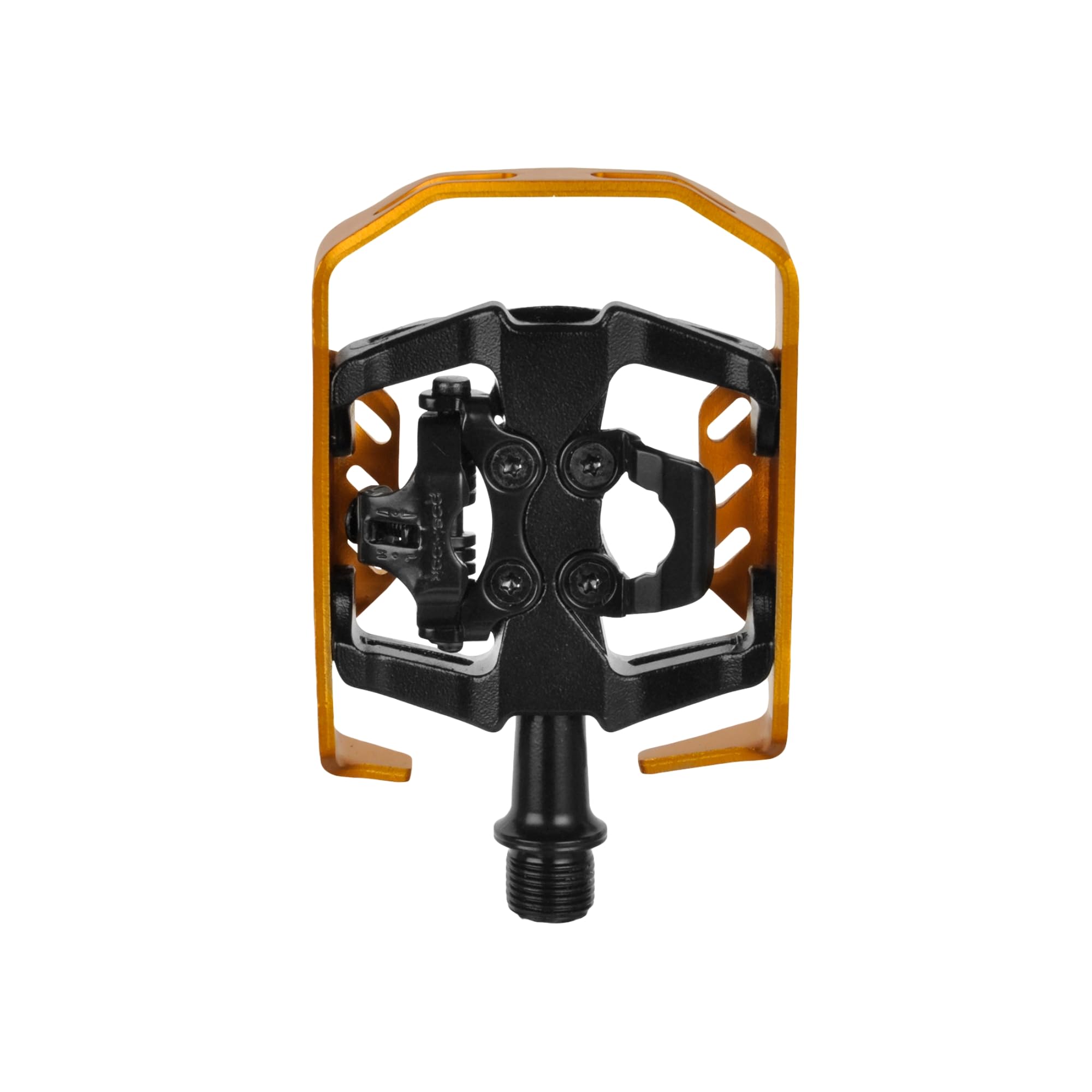 Xpedo Unisex – Adult Clipless Milo Pedal, Black/Orange, 9/16 Inch