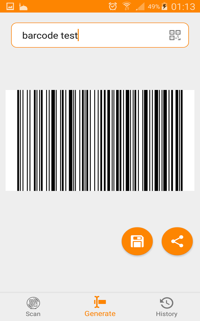 QR Code and Barcode for Android