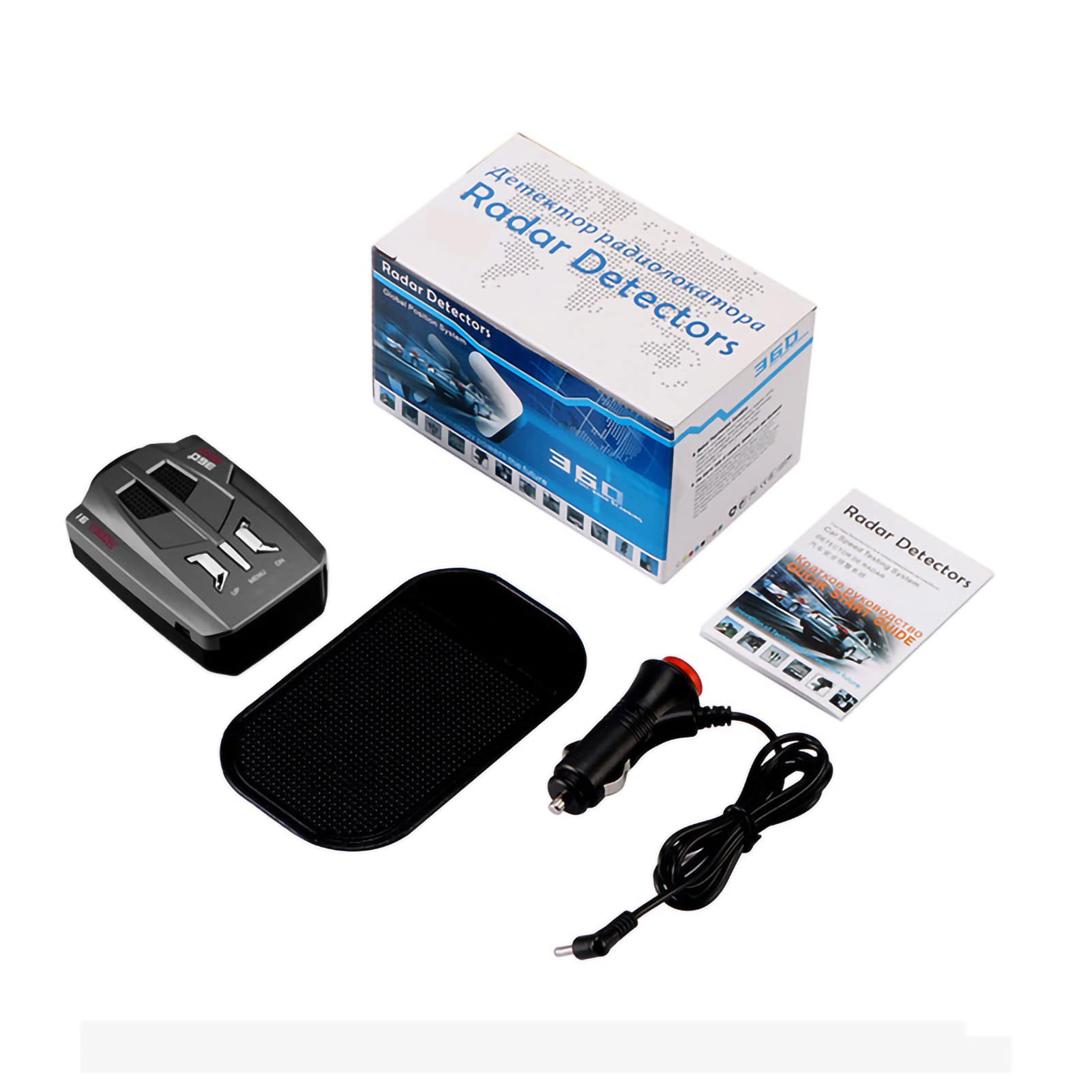 Photo 1 of Car Detector, Car Speed Speedometer Long Range Detection 360 Degree Blind Electronic Dog Speedometer Tester with Voice Speed Prompt and Led Displa