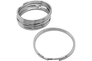 Scuba Choice Diving 51mm Stainless Steel 2.5mm Split Ring for BCD Attachment 5 Piece Pack
