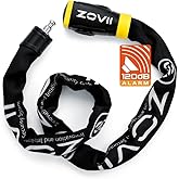 Solid Alarm Chain Lock Series ZCL8-120 - 120 db Alarm, Nylon Cover, Anti-Drill, Corrosion Resistant, Anti-Theft, Cut Resistan