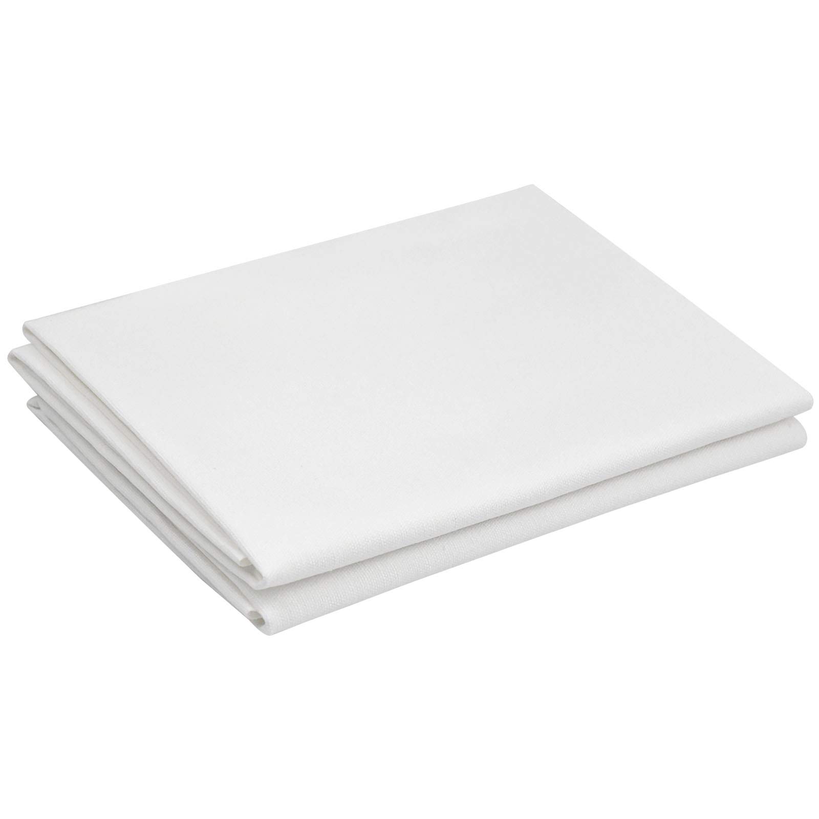 2 Pcs Needlework Fabric, Cross Stitch Cloth, Natural Linen Embroidery, Reserve Cloth for Needle Embroidery, Garment Craft, Upholstery, 27 in x 20 in, White