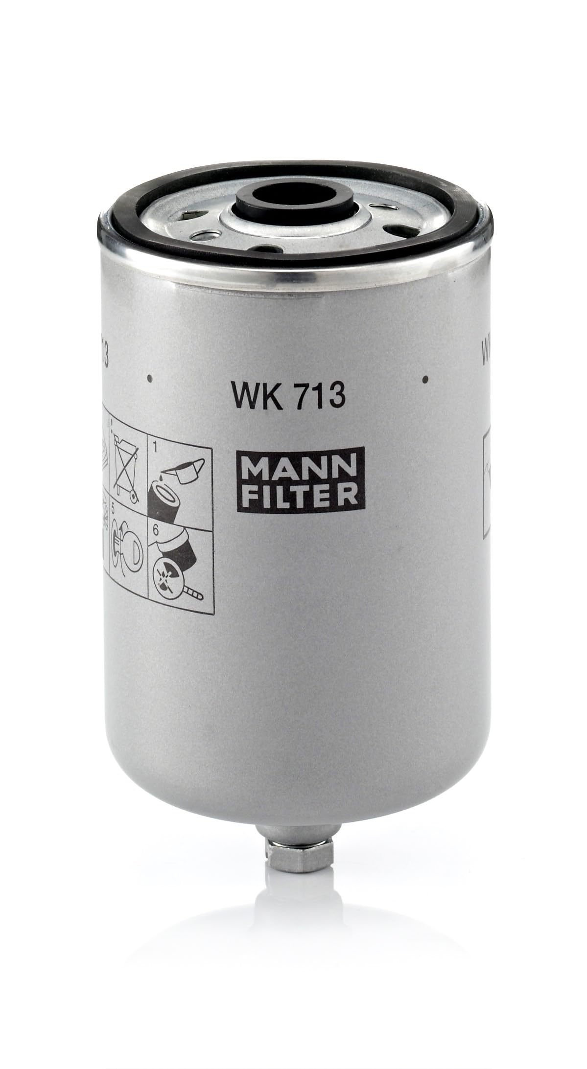 MANN-FILTER WK 713 Fuel Filter - for Cars + Transporters