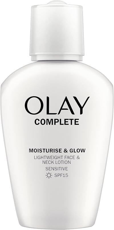 Olay Complete Moisturise Glow Face Neck Lotion Sensitive Skin SPF15 100ml
