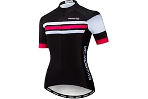 Hotlion Cycling Jersey Women Short Sleeve Bicycle Clothing Top MTB Full Zipper Bike Jerseys Clothes