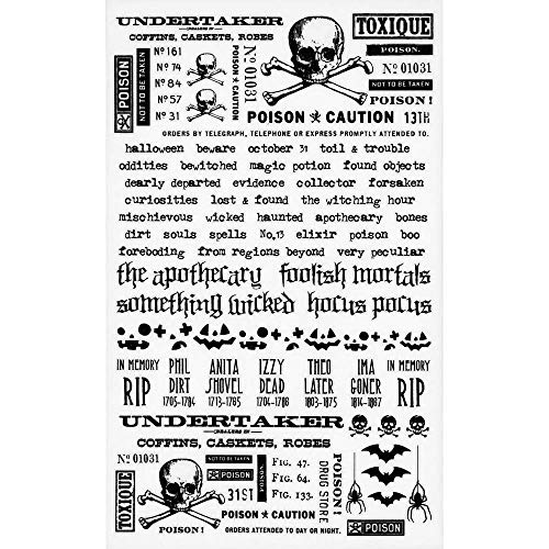 Tim Holtz Idea-ology Halloween Remnant Rubs
