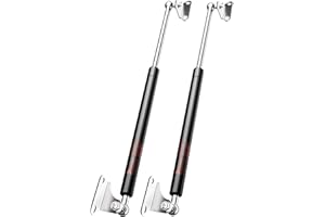 PAMAGOO 20 inch 150 lbs Gas Strut Shocks Spring for Heavy Lids RV Bed Lift Kits, 20" 668 N Gas Props with L-Type Mounts for Heavy Duty Lid Toolbox Basement Floor Door Window, 2 Pack