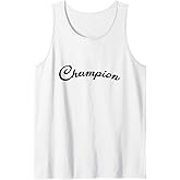 Champion Classic Jersey Script Cotton T-Shirt Tank Top