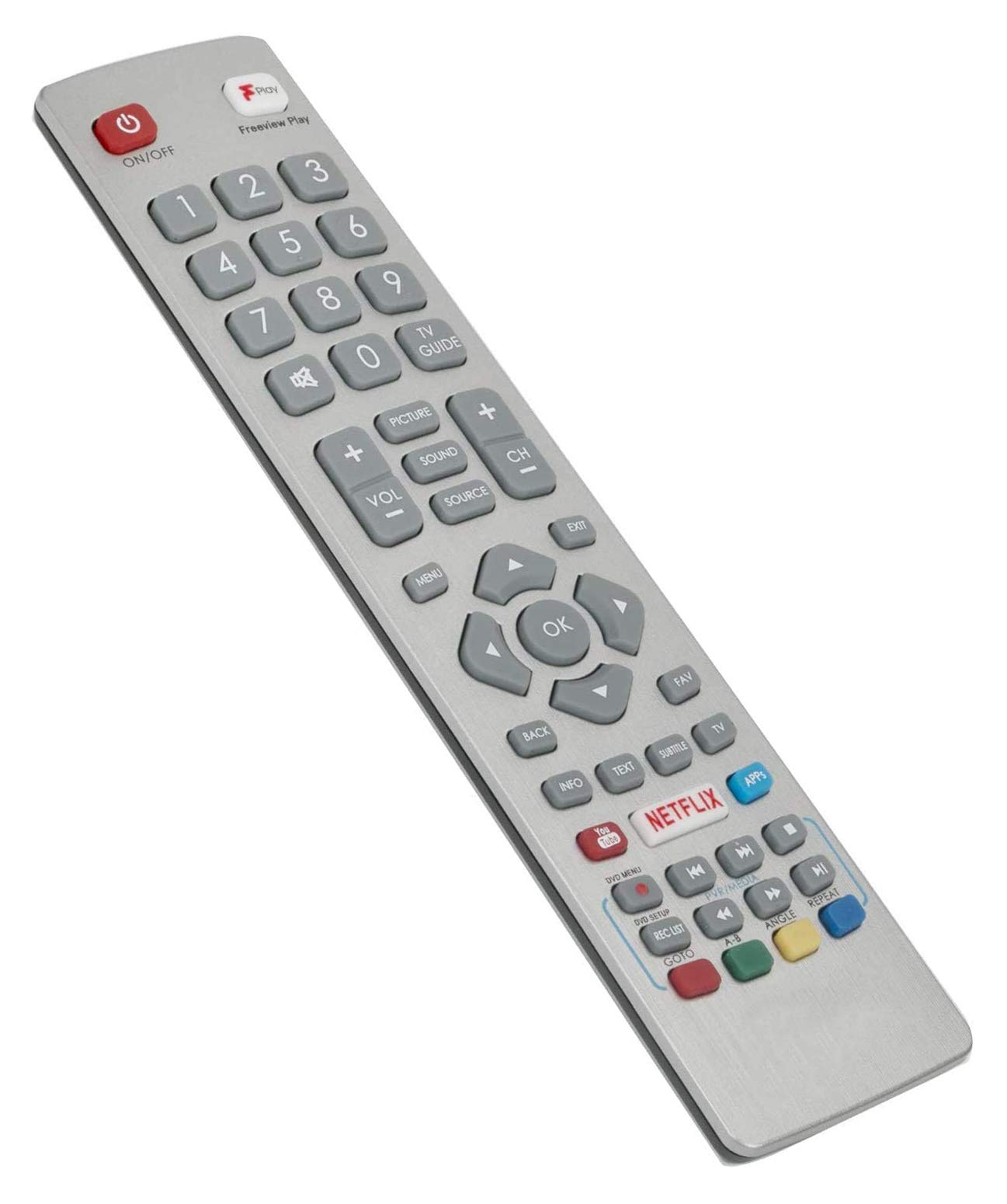 ALLIMITY DH-2086 Remote Control Replacement Fit for TV LC-32HG5151KF LC-32HG5341KF LC-32HI5432KF LC-40FG5151KF LC-40FG5341KF LC-40FI5242KF LC-49CFG6001KF LC-50CFG6001KF