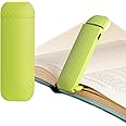 HEMONNKAM Reading Book Light, Clip on Reading Light, Rechargeable Reading Light, Book Lights for Reading at Night in Bed, Reading Lights for Books in Bed, Book Reading Light Clip, Apple Green