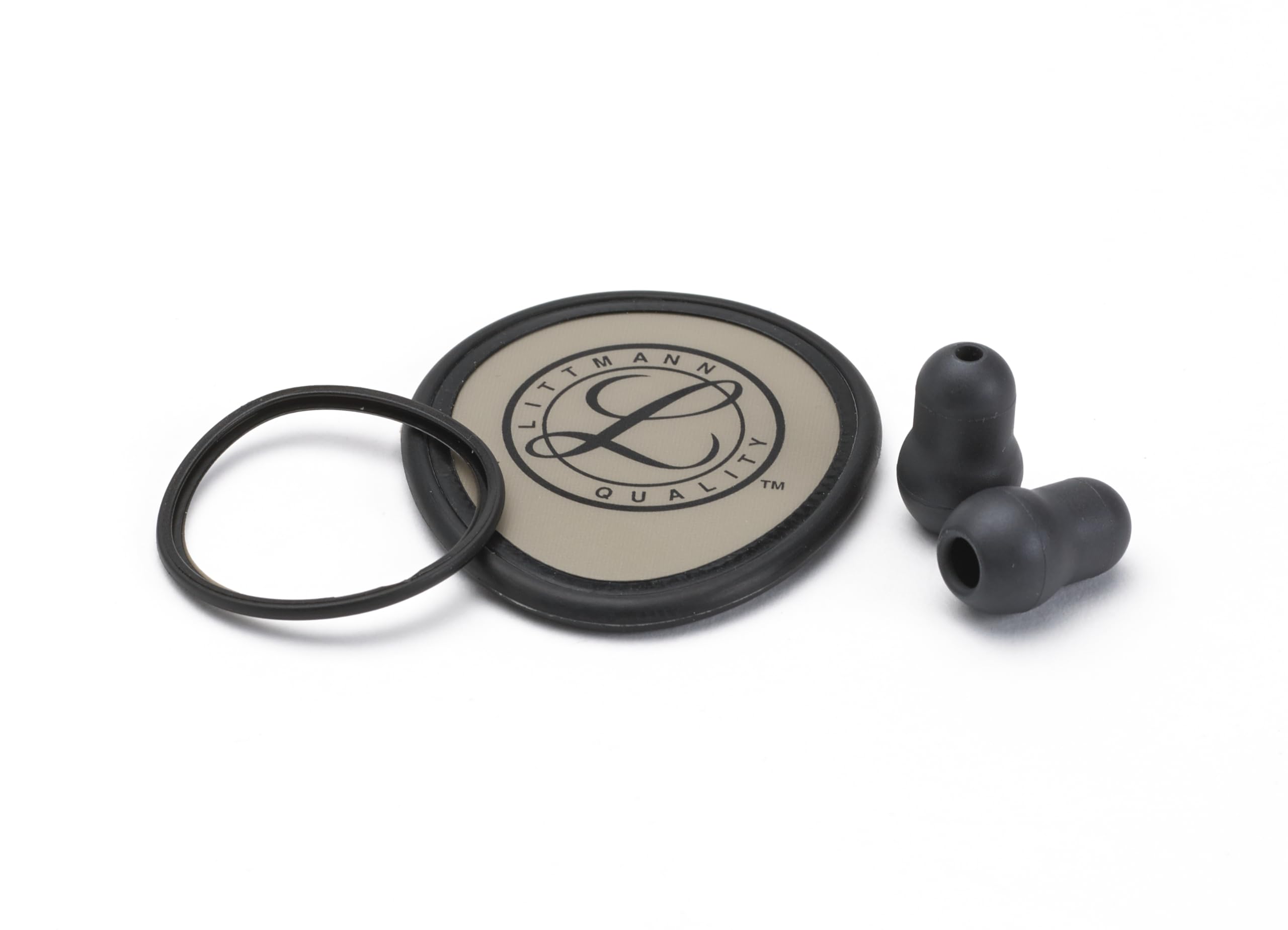 3M Littmann Stethoscope Spare Parts Kit, Lightweight II S.E., Black, 40020