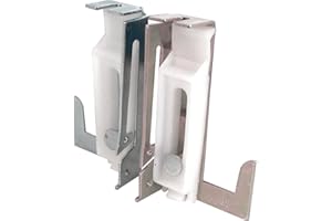 Prime-Line Products N 6549 Closet Door Bottom Guide, 1 Left 1 Right
