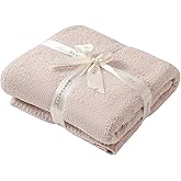 bearberry Super Soft Fluffy Throw Blanket Lightweight Cozy Warm Throw Blankets for Couch Bed Sofa All Season (Beige, 50”x60”)