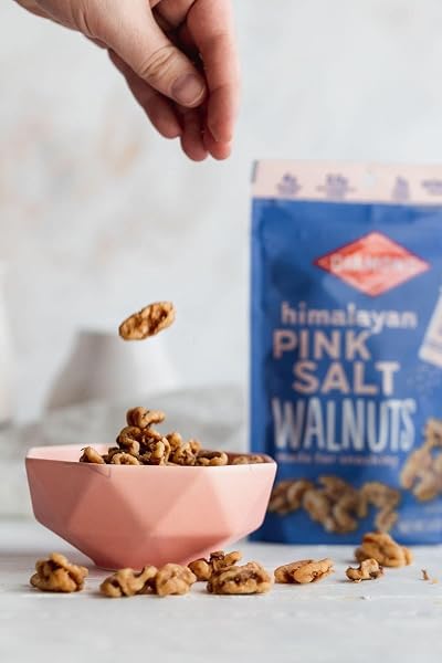 DIAMOND OF CALIFORNIA HIMALAYAN PINK SALT WALNUT SNACK NUTS, 4 OZ.