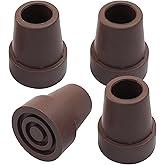Bonsicoky Rubber Cane Tips 3/4 in, Canes Hiking Stick Replacement Tips | Heavy Duty, Replacement Tips, For Canes, Walking Sticks, Crutches, Hiking Stick
