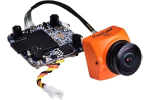 RunCam Split 3 Micro FPV Camera FOV 165 Degree DC 5-20V M12 Lens 1080P HD Recording WDR NTSC PAL Switchable for FPV Racing Drone, Orange