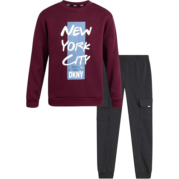 Boys Sweatshirts Aeropostale Boys' Fleece Zip Hoodie Jogger Set - Main Image